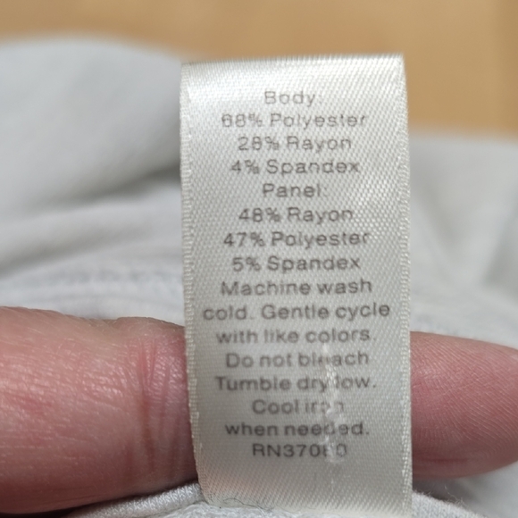 {C Active} Womens Light Gray Cowl Neck Top Sweatshirt - XL - Picture 13 of 13